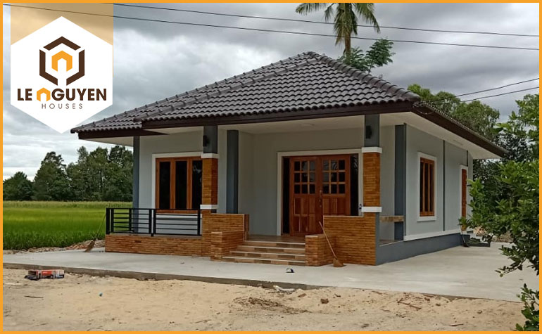 Nhà lắp ghép 60m2 mẫu NLG6001
