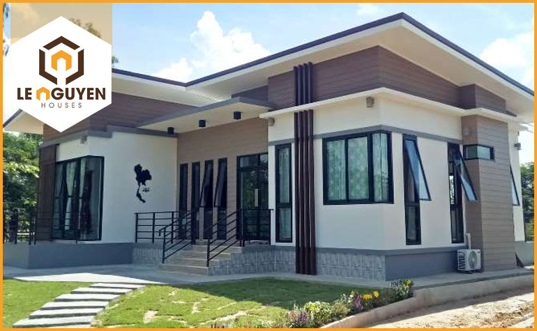 Nhà lắp ghép 60m2 mẫu NLG6003