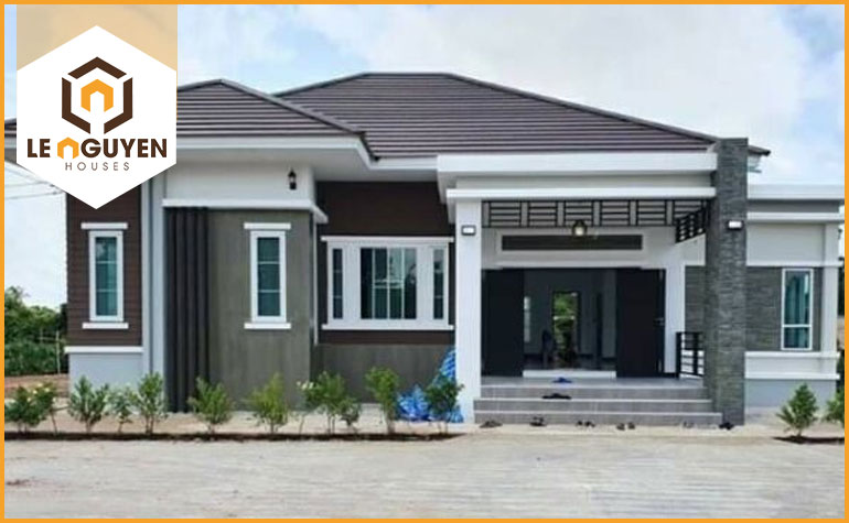 Nhà lắp ghép 65m2 mẫu NLG6501