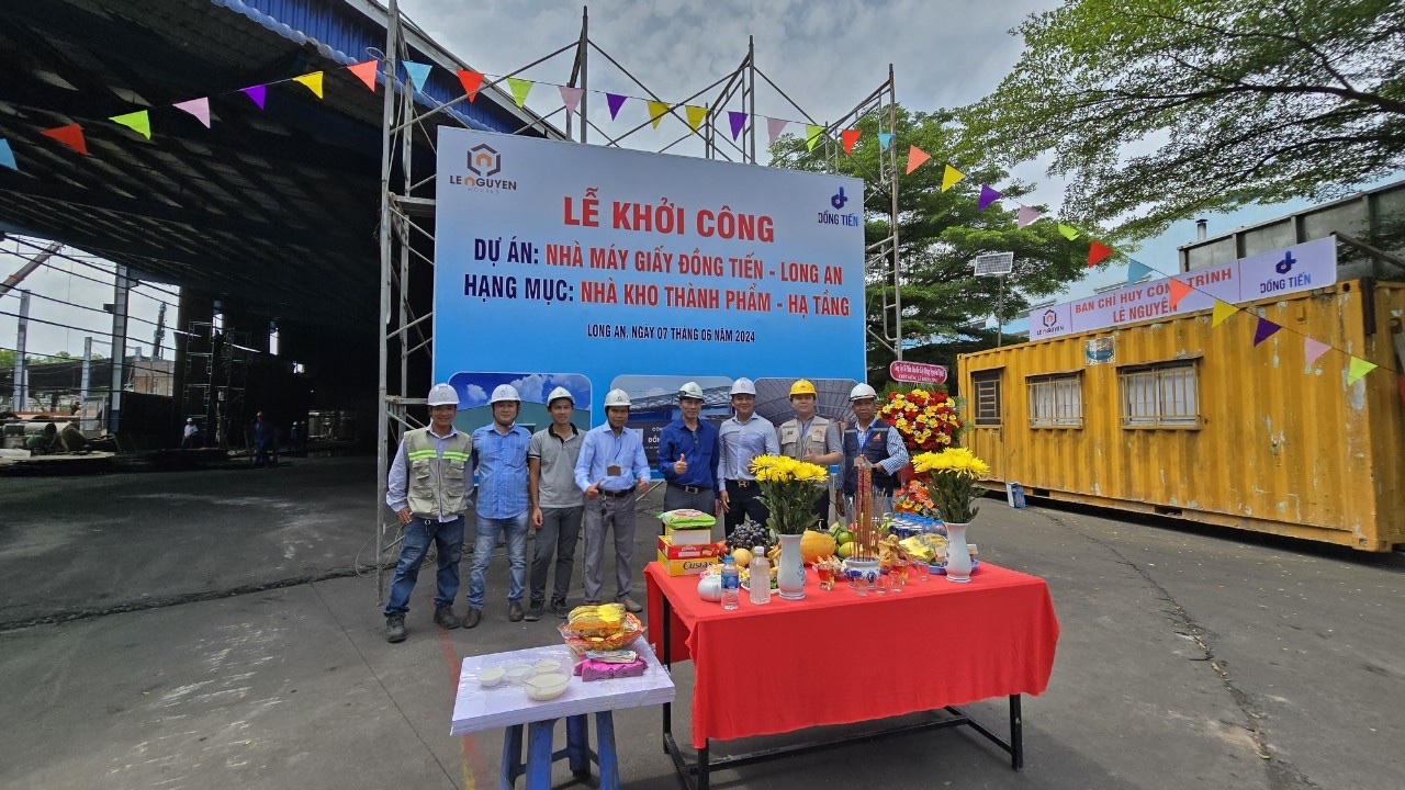 KHO THÀNH PHẨM - NHÀ MÁY GIẤY ĐỒNG TIẾN LONG AN