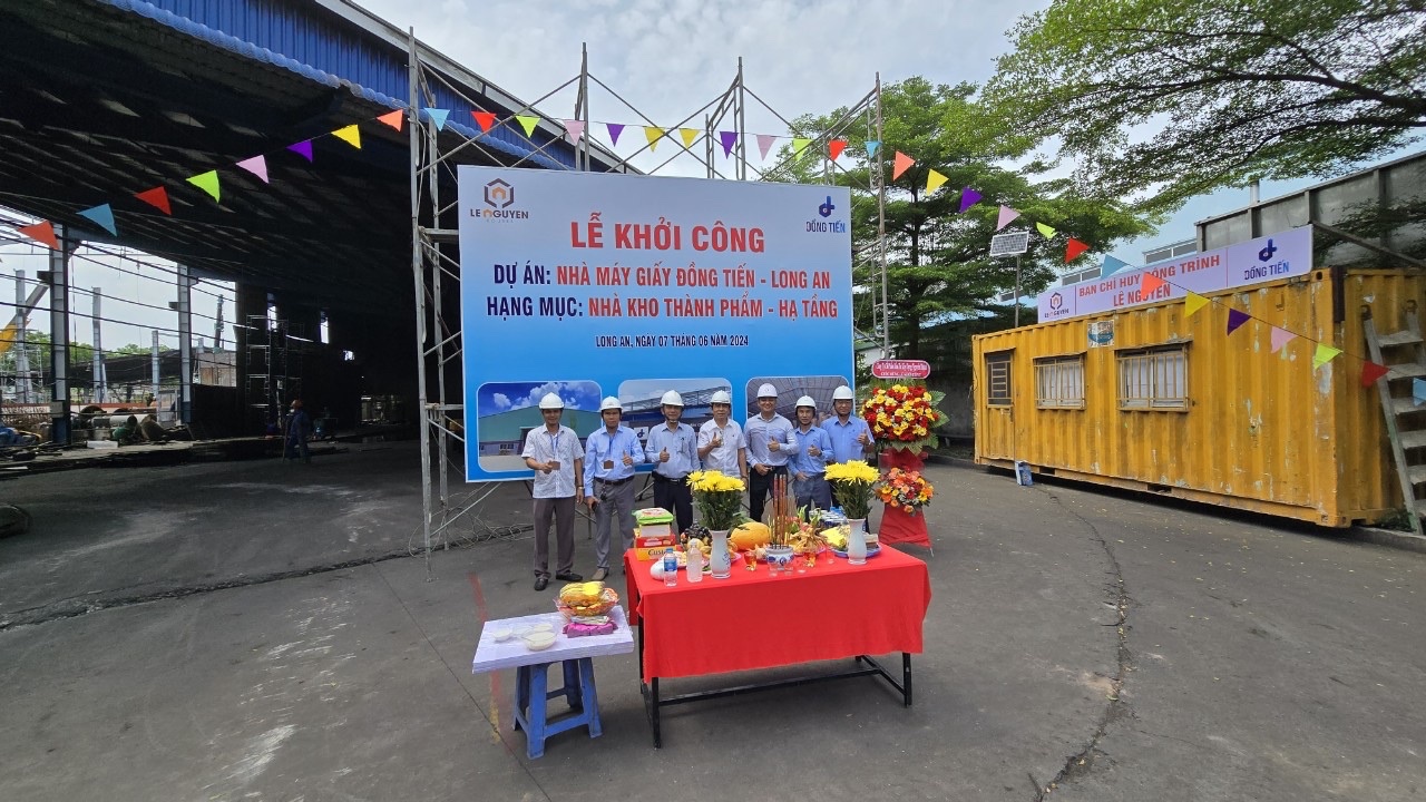 HẠ TẦNG GIAO THÔNG DỰ ÁN NHÀ MÁY GIẤY ĐỒNG TIẾN LONG AN